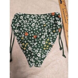 GALAMAR Daisy Dance Strappy Bikini Bottom GREEN XS